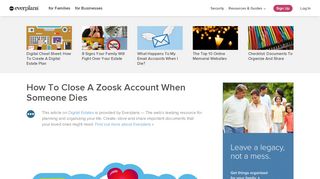 
                            10. How To Close A Zoosk Account When Someone Dies | Everplans
