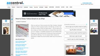 
                            10. How to Close Yahoo Email on an iPad | Your Business