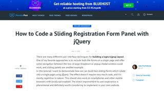 
                            10. How to Code a Sliding Registration Form Panel with jQuery ...