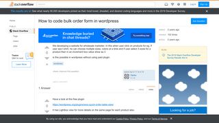 
                            9. How to code bulk order form in wordpress - Stack Overflow