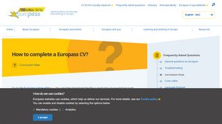 
                            11. ​How to complete a Europass CV? | Europass