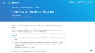 
                            9. How to Configure a Campaign with Pinterest – Help Center