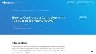 
                            10. How to Configure a Campaign with TVSquared (Formerly Wywy ...