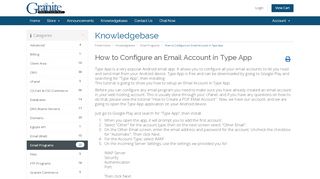
                            6. How to Configure an Email Account in Type App - Knowledgebase ...