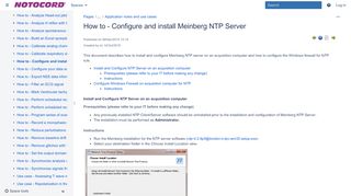 
                            10. How to - Configure and install Meinberg NTP Server - NOTOCORD ...