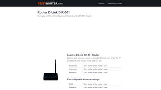 
                            8. How to Configure and Reset D-Link DIR-501 Router