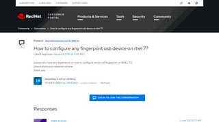 
                            9. How to configure any fingerprint usb device on rhel 7? - Red Hat ...