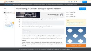 
                            10. How to configure CLion for a Doxygen-style file header? - Stack ...
