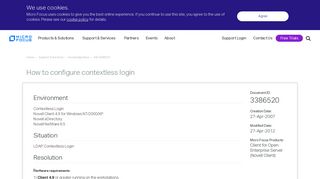 
                            5. How to configure contextless login - Home | Micro Focus Blog