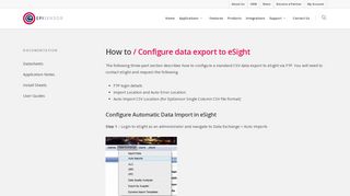 
                            10. How to / Configure data export to eSight Energy - EpiSensor.com