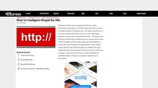 
                            12. How to Configure Drupal for SSL | Chron.com