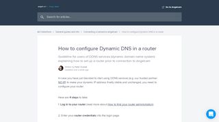 
                            10. How to configure Dynamic DNS in a router | Angelcam Help Center