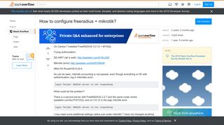 
                            12. How to configure freeradius + mikrotik? - Stack Overflow