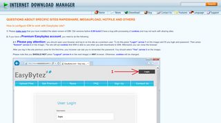 
                            13. How to configure IDM to work with Easybytez site?