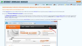 
                            9. How to configure IDM to work with Netload.in site?