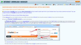 
                            9. How to configure IDM to work with TurboBit.net site?