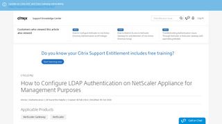 
                            13. How to Configure LDAP Authentication on NetScaler Appliance for ...