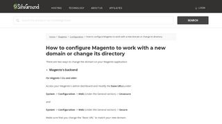 
                            6. How to configure Magento to work with a new domain or change its ...