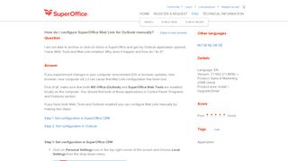 
                            7. How to configure Mail Link for Outlook manually? - Support ...