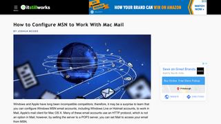 
                            12. How to Configure MSN to Work With Mac Mail | It Still Works