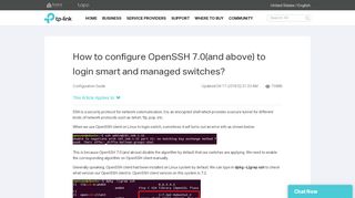 
                            5. How to configure OpenSSH 7.0(and above) to login smart ... - TP-Link