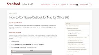 
                            10. How to Configure Outlook for Mac for Office 365 | University IT