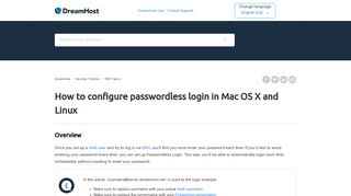 
                            3. How to configure passwordless login in Mac OS X and Linux ...