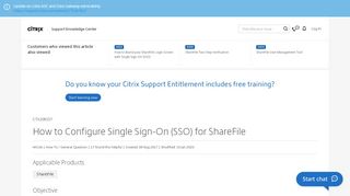 
                            3. How to Configure Single Sign-On (SSO) for ShareFile