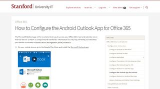 
                            8. How to Configure the Android Outlook App for Office 365 | University IT