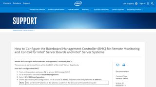 
                            6. How to Configure the Baseboard Management Controller (BMC) for ...