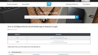 
                            12. How to Configure the My Cloud Mobile App to Require A Login | WD ...