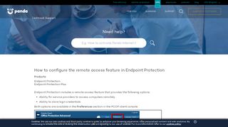 
                            5. How to configure the remote access feature in Endpoint Protection ...