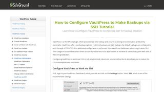 
                            10. How to Configure VaultPress to Make Backups via SSH Tutorial