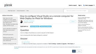 
                            11. How to configure Visual Studio on a remote computer for Web Deploy ...