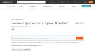 
                            10. How to configure wireless at login on El Capitan? - Apple Forum ...