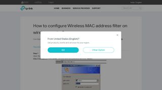 
                            9. How to configure Wireless MAC address filter on wireless router? | TP ...