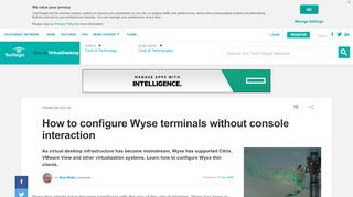 
                            6. How to configure Wyse terminals without console interaction