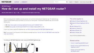 
                            3. How to configure your NETGEAR router for cable internet connection ...