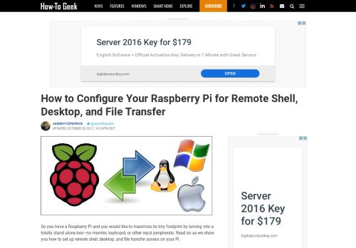 
                            12. How to Configure Your Raspberry Pi for Remote Shell, Desktop, and ...