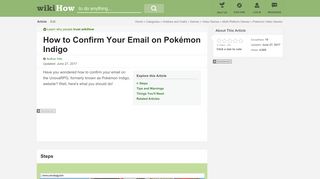 
                            8. How to Confirm Your Email on Pokémon Indigo: 5 Steps