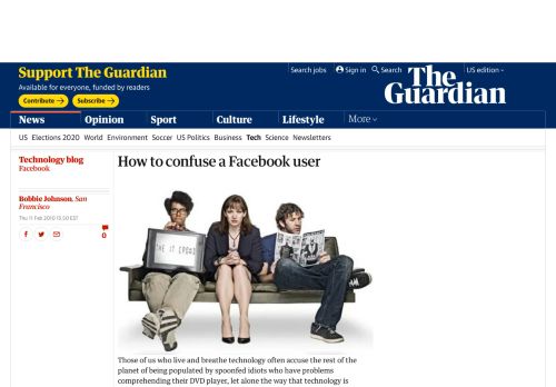 
                            12. How to confuse a Facebook user | Technology | The Guardian