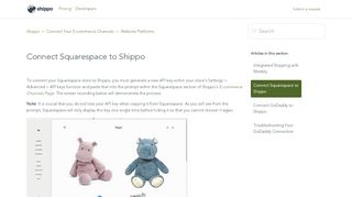 
                            13. How to connect a Squarespace store to Shippo – Shippo