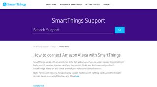 
                            11. How to connect Amazon Alexa with SmartThings – SmartThings Support