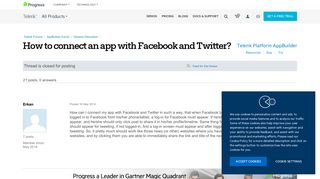 
                            10. How to connect an app with Facebook and Twitter? in Telerik ...