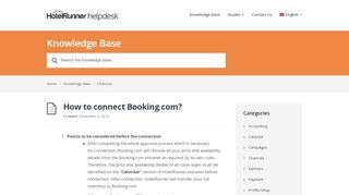 
                            9. How to connect Booking.com? – HotelRunner Helpdesk