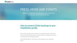 
                            9. How to connect Cliniko bookings to your Healthshare profile