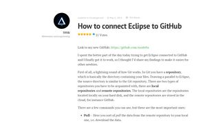 
                            8. How to connect Eclipse to GitHub – SSOΔ