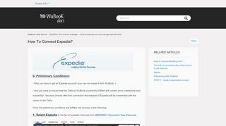 
                            8. How to connect Expedia? – WuBooK Help Section