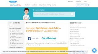
                            7. How to connect Facebook Lead Ads to SendPulse | LeadsBridge ...