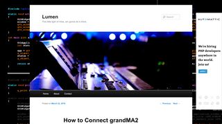 
                            13. How to Connect grandMA2 to WebRemote | Lumen